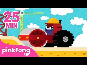 Der Beste Auto-lieder mix | Monster Trucks und dinosaurier | Pinkfong! Baby Hai Kinderlieder