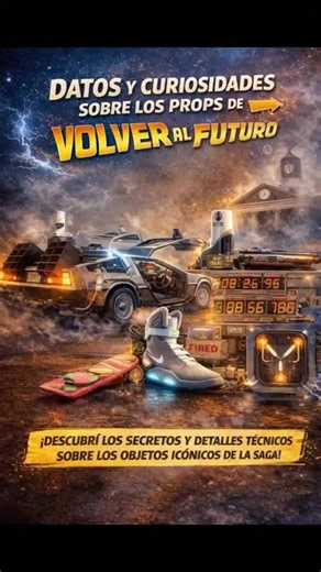 ⚡️ PRÓXIMAMENTE… ⚡️ Los props más icónicos de Volver al Futuro llegan a nuestro feed 🔥 Muy pronto vamos a compartir toda la información, secretos y datos curiosos de cada uno de estos props legendarios 🛠️⚡ 👉 El Delorean, el Mr. Fusion, el Hoverboard… y muchos más. 🧩 ¿Qué es un PROP? Es un objeto original o recreado utilizado en una película para dar vida a su universo: máquinas, dispositivos y artefactos que se vuelven parte de la historia 🎬✨ 👀 Estate atento, porque el viaje en el tiempo e