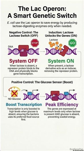 Lac Operon Mechanism class 12 #biology #biologyclass12 #biologyfacts #geneticsclass12 #facts