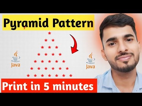 Logical Interview Series | Print Pyramid in Java with easy steps ✅ ‪@KiranAcademy-Official‬