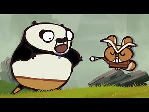 Kung Fu Panda Training Montage ( Kung Fu Panda Recap) ‪@cas‬​