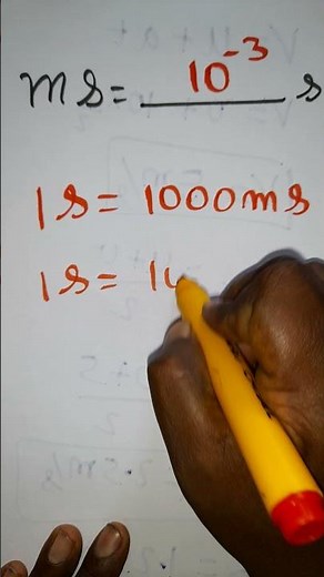 millisecond to second