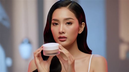 Beauty Model, Skincare Product, Cosmetic Product. Free Stock Video