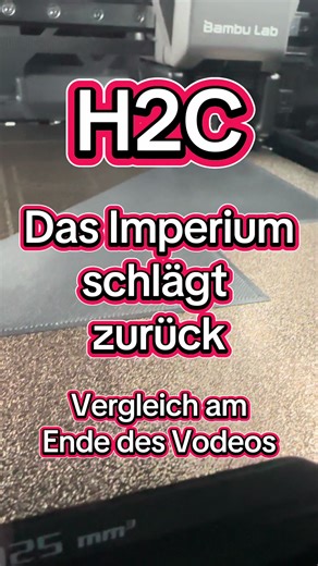 RatRig VCore 4.1 vs Bambulab H2C: 3D Printing Comparison