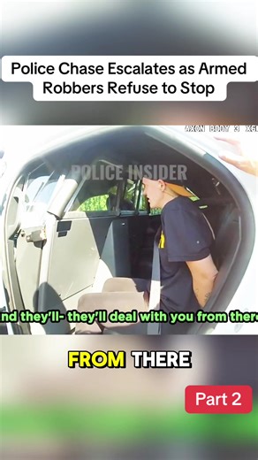 Part 2 | Police Chase Escalates as Armed Robbers Refuse to Stop #cops #police #foryoupage #viralvideo #bodycam