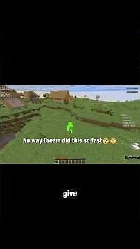 Dream's Fastest Minecraft Speed Run😲🫢✅