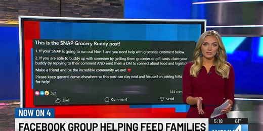 Facebook group helping feed families