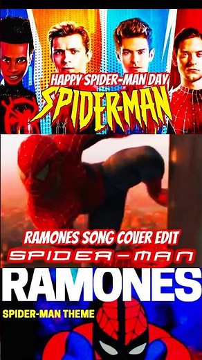 SPIDER-MAN THEME SONG RAMONES COVER! #SpiderMan #Ramones #SpiderManDay #Spidey #Marvel #PeterParker