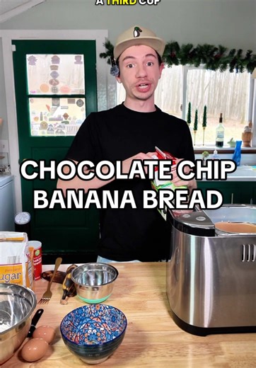 Chocolate Chip Banana Bread Recipe for Bread Machines