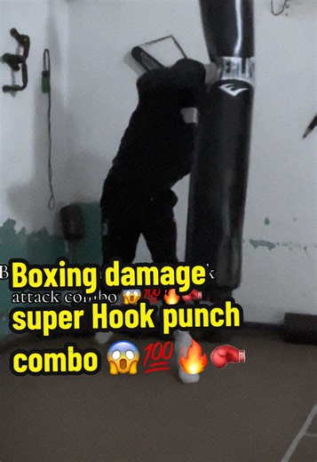 Boxing Damage super Knockout hook punch combo 😱💯🔥🥊#foryoupage #boxingtraining🥊 #boxingtechnique #boxingtutorial #boxing🥊