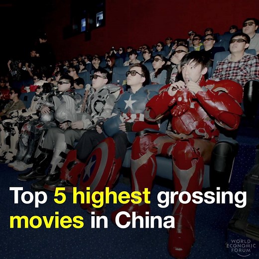 These are the biggest box office hits in China. Read more: http://wef.ch/2lNvjR7 | World Economic Forum