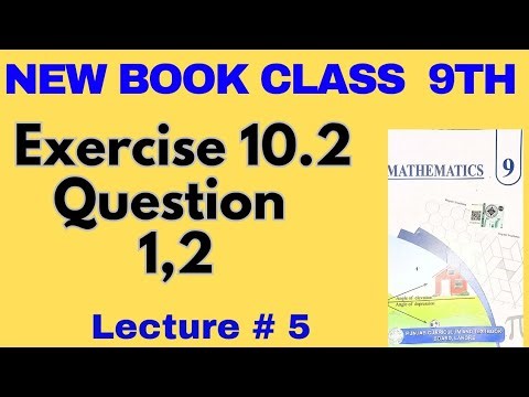 Class 9 Math | New Book 2025 | Unit 10 Graph of Functions | Exercise 10.2 Questions 1 and 2
