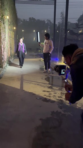 Cinematic Night Video Shoot in Nature