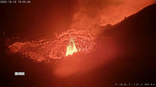 Mount Kilauea erupts again in Hawaii