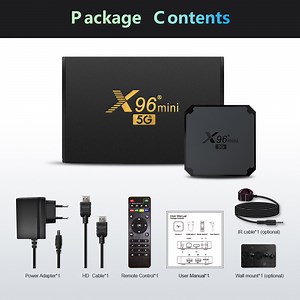 [Hot Item] X96mini TV Box Amlogic S905W 5g Android 11.0 TV Box Quad Core 2GB 16GB 4K UHD Ships From EU Tax Free Fast Shipping