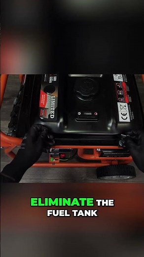 Gasoline Generator to Hydrogen: DIY Conversion Hack! #shorts