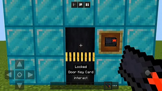 Mod de puertas de seguridad en Minecraft PE