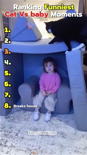 Ranking Funniest Cat Vs baby Moments