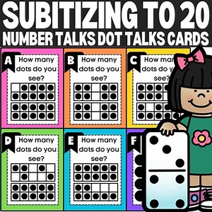 Subitizing within 20: Number Talks Dot Cards with Twenty-Frames