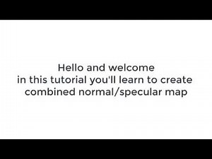 Creating combined Normal/Specular map for X-Plane 11 using Shader Map 3