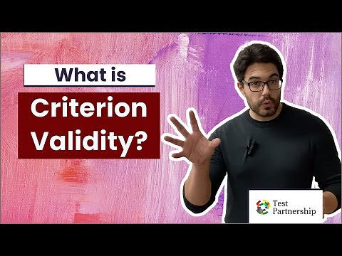 What is Criterion Validity?
