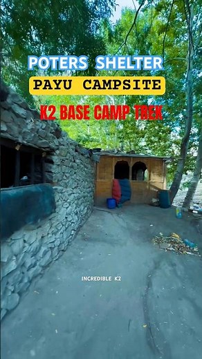 Oldest Stone Shelters for poters at PAYU Campsite on the way to K2 Base Camp || Incredible K2 #azan