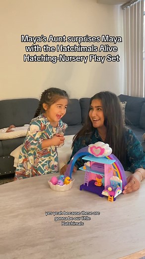 Maya played all day with her new Hatchi-Nursery! Its super interactive and fun for the entire family. You can buy this play set at Walmart, Target or Amazon. Make sure to click on the link in my bio. @spin master #sponsored #Hatchimals #HatchimalsAlive #tmghatchimals #toysforkids #toysfortoddlers #fyp #foryou #trending #babies #auntsoftiktok #aunty #khala #neice #hatchimalssurprise #fungames #bonding #love