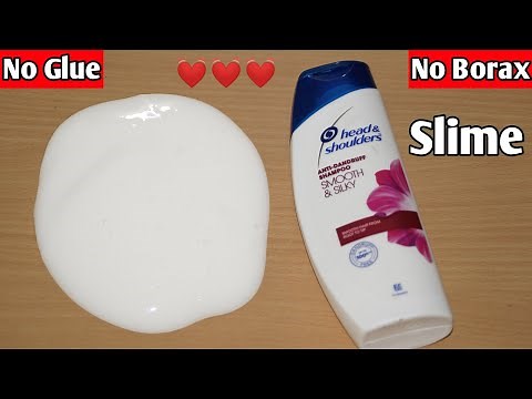How To Make Slime Without Glue Or Borax l How To make Slime With Shampoo