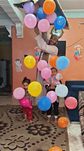 بابا جاب بلالين جديده احمر واصفر اللون 🎈🎉🥳