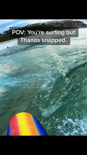 Thought this might be a fun trend to hop on 😂 #surfing #epic #waves #fail #thanossnap