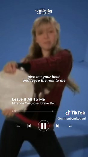 Deja todo en mis manos: Canción de iCarly