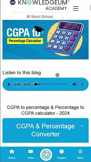 How to Convert CGPA to Percentage | Simple Formula Explained! #knowledgeumacademy