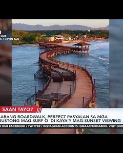 Sabang Boardwalk, perfect pasyalan sa mga gustong mag-surf... | 24 Oras Weekend