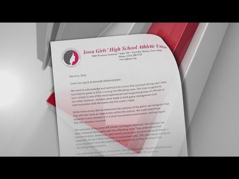 IGHSAU sends apology letter to Norwalk following “officiating errors” at state tournament