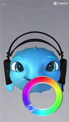 Doodle the puffer fish in different colors