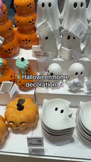 Transform your home with a hauntingly cute glow 👻🏠 حوّلوا منازلكم بتوهج مخيف ولطيف في نفس الوقت 👻✨ #flyingtigercopenhagen #fyp #pumpkinseason #ghosts