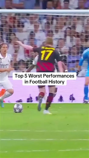 Top 5 Worst Performances in Football History