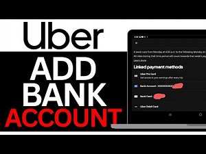 How To ADD BANK ACCOUNT ON UBER DRIVER! | BEST NEW METHOD 2025!