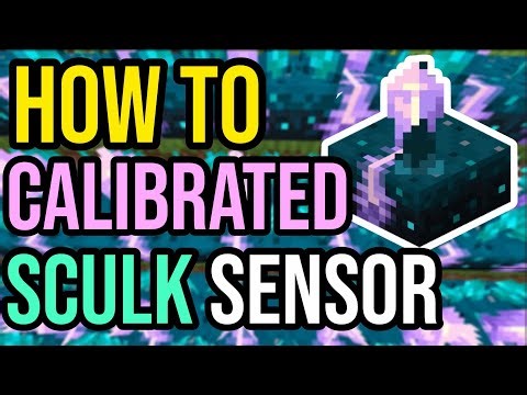How To Use CALIBRATED Sculk SENSOR In Minecraft! | PS4/5, Xbox, MCPE, Switch, Bedrock & Java!