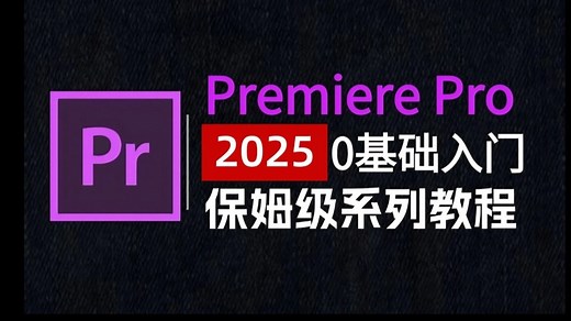 【PR零基础入门教程】100集（全）从零开始学Premiere Pro软件基础（2025新手入门实用版）别再走弯路了，小白看完速通PR剪辑！！