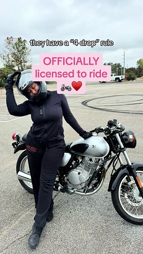 Here’s how to get your motorcycle license in the state of GA. Y’all, I’m officially licensed to RIDE! 🏍️🤪 Getting my motorcycle license is something I’ve wanted for so long and now that I’ve finally got it, a bike is sure to follow! #motorcycle #yamahamt03 #girlswhoride #girlswhoridemotorcycles #for