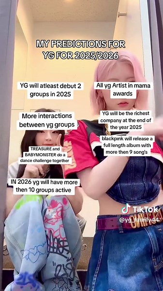Predictions for YG Entertainment in 2025/2026