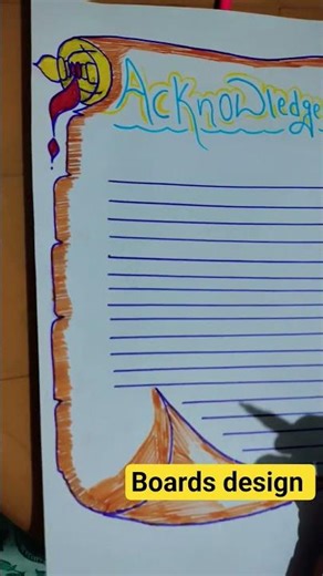 boards design A4 size paper simple... #shortvideo