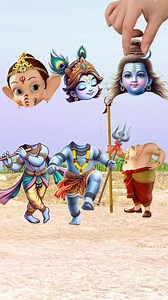 302K views · 1.2K reactions | Jai ganesh Deba  mahadev parvati lord ganesh wrong head matching challenge #short #Mahadev | Vfx Dipankar | Facebook