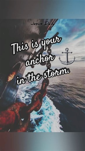 A message of hope - Your true anchor that holds you | Christian motivation 🔥| Jesus Daily