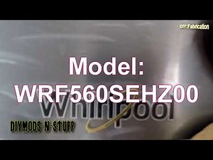 Whirlpool WRF560SEHZ00 broken ice maker bracket fix