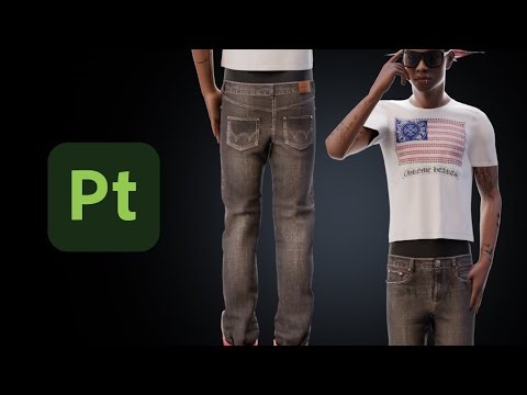 Digital Outfit Texturing in Substance Painter┃Full Process