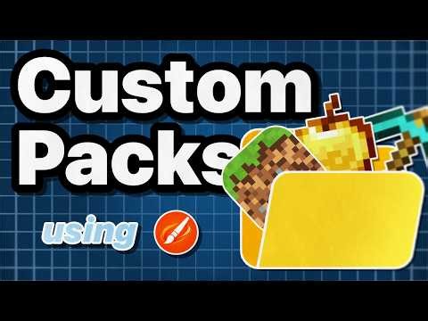 The FASTEST Way to Make a CUSTOM Minecraft Texture Pack