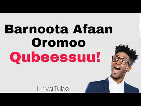 Barnoota Afaan Oromoo Qubeessuu Kutaa 1ffaa