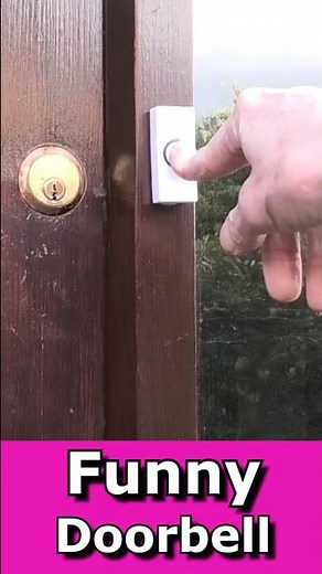 Funny Doorbell Flat Battery Doorbell sound #funny